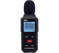 SHRGOMPIT Sonometro digitale, sonometro, 30-130 dB, rilevatore di livello sonoro, decibelmetro, dB-metro, strumenti misura