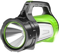 SHRGOMPIT Torcia elettrica Portatile di Emergenza a LED, Torcia Resistente all'Acqua con Doppie luci Laterali COB, Torcia elettrica Regolabile a 3 Livelli for uragani, Campeggio