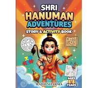 Shri Hanuman Adventures: Story & Activity Book for Kids Ages 4-8 Years