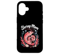 Shrimp Mom Cute Ocean Family Sea Life Custodia per iPhone 16