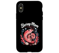 Shrimp Mom Cute Ocean Family Sea Life Custodia per iPhone X/XS