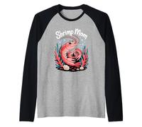 Shrimp Mom Cute Ocean Family Sea Life Maglia con Maniche Raglan