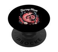 Shrimp Mom Cute Ocean Family Sea Life PopSockets PopGrip Adesivo