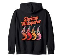 Shrimp Whisperer Seafood Humor Party Vibe Felpa con Cappuccio