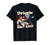 Shrimpin' Non è Facile - Jiu Jitsu Shark vs Gamberetti Maglietta