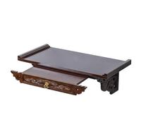 Shrine - Tavolo da meditazione con cassetti, in bambù, per soggiorno, camera da letto, ufficio