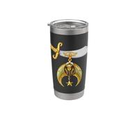 Shriners, Noble, PHA, Massonico, Bicchiere termico in acciaio inox doppia parete