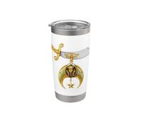 Shriners, Noble, PHA, Massonico, Bicchiere termico in acciaio inox doppia parete