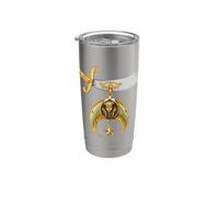 Shriners, Noble, PHA, Massonico, Bicchiere termico in acciaio inox doppia parete