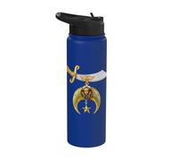 Shriners, Noble, PHA, Massonico, Stainless Steel Insulated Water Bottle