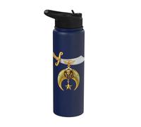 Shriners, Noble, PHA, Massonico, Stainless Steel Insulated Water Bottle