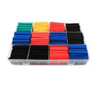 Shrink Wrap Tubing, 850 Pieces Assorted Cable Wire Tube Wrap, ABS Insulation Compact Electrical Protection for Adults, Professionals, and Enthusiasts, Cable Management, 7.87x5.31x1.57 Inches