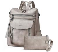 Shrrie Zaino per le donne moda in pelle Zaino, Borsa Designer Zaino da viaggio Borsa a spalla convertibile con