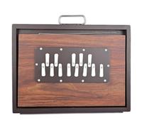Shruti Box BRAND SHREYAS BY Chopra Musical Shruti Box Large 40x12x3 Inch Sur Peti Surpeti, Con Borsa, Colore Naturale, Strumento Musicale Indiano