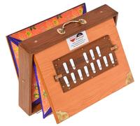 Shruti Box Legno di Teak Dimensioni (16" X 12" X 3") Pollici ~ 440 Hz, Tono I...