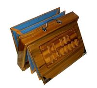 SHRUTI BOX SURPETI TEAK WOOD 440Hz 13 NOTES SIZE 15" X 10" X 3" BHAJAN KIRTAN