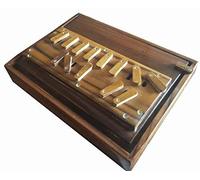 Shrutibox BINA - Grande, fatto a mano in legno di teak, C-C 13 stops