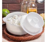 SHSH trade group Gouda - Stampo per formaggio duro, grande, per pressa | Latte di caglio di mucca e capra | Formaggio da latte di mucca e capra | Kit e forniture per la produzione di formaggio |