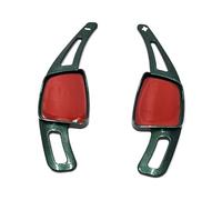 SHSHJJB Leve Del Cambio Le Palette Del Volante Accessori Cambio Automatico Per Audi Per A3 A4 A5 S3 S4 S5 SQ5 SQ7 Q2 Q3 Q5 Q7 TT TTS ABS Carbo(Pearl Green)