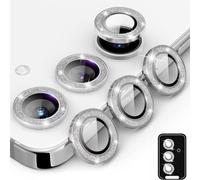 SHSJYA Diamond Eagle Eye - Protezione per obiettivo del telefono per Samsung Galaxy S26/S26Plus/S26Ultra, facile installazione, anti-caduta, antigraffio, pellicola protettiva (argento, per S26Plus)