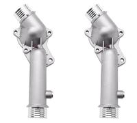 SHSMDM Alloggiamento automobilistico del termostato di alluminio del termostato 2X del refrigerante dell'automobile, per E39 528I 1997 1998 11531740478