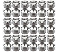 SHSMPXOY 30 Set Rivetti a Vite, M5 x 4 mm Rivetti Chicago, Viti Chicago Screws Chicago Book Viti,Viti Chicago di ricambio in Metallo per Borse, Libri, Collari, Zaini, Guinzagli per Cani (Argento)
