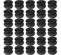 SHSMPXOY 30 Set Rivetti a Vite, M5 x 4 mm Rivetti Chicago, Viti Chicago Screws Chicago Book Viti,Viti Chicago di ricambio in Metallo per Borse, Libri, Collari, Zaini, Guinzagli per Cani (Nero Opaco)
