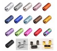 SHTGOI 20 capsule in metallo per lacci Lazy, lacci per scarpe, chiusura a capsula, lacci elastici, per bambini, adulti, sneaker colorate