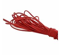 SHTGOI Cordoncino di gomma da 45 m, rotolo di corda elastica di 2 mm di larghezza per bracciali, elastico colorato, in cotone cerato, filo di nylon elastico, per artigianato, cucito, filo di perle