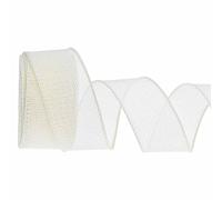 SHTGOI Nastro di iuta da 10 yards/rotolo di 6,3 cm di larghezza, tessuto di iuta colorato, nastro decorativo in lino, nastro di iuta per fai da te, per la festa della mamma, matrimoni, feste, beige