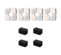 SHU GE 1 set di fontane d'acqua per gatti, fontanelle e filtri a carboni attivi, accessori per mangiatoie automatiche per animali domestici