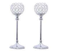 SHU GE Portacandele, portacandele per matrimoni, colore retrò, trasparenti, per feste di nozze, decorazione per la casa e la cena