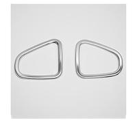 SHU-store Aria interni in acciaio inossidabile AC Vents Condizionatore Decorative Cover Trims Fit For Dacia Renault Logan 2 Sandero 2 upgrade