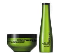 Shu Uemura Art of Hair Silk Bloom Shampoo (300 ml) e trattamento riparatore (200 ml)