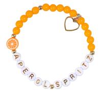 Shuade Braccialetti con perline personalizzate per estati compleanni braccialetto regolabile in lega di resina include cinturino regolabile in resina e lega unica, Misura unica, come descritto