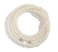 Shuade Cavigliera regolabile alla moda con perline finte e catena per piedi multistrato per donne ragazze abiti casual o formali elegante cavigliera con perle per feste