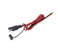 Shuade Cavo di alimentazione SAE Automotive 18AWG 2Pin con connettore SAE Quick Dis-connect-Extender Cavo con tappo antipolvere Cavo di prolunga Copertura antipolvere