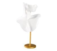 Shuade Elegante modello di collo stand collana vetrine orecchini titolare resina texture gioielli titolare per vetrina display