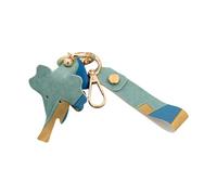 Shuade Elegante supporto elefante in pelle PU portachiavi ciondolo per donna signora borsa alla moda decorazione regalo pratico regalo minimalista elefante accessorio, D, Taglia unica