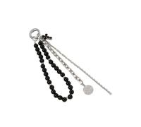 Shuade Estetico Portachiavi Bella Borsa Ciondolo Fascino Cuore Perle Portachiavi Charms Per Le Donne Borsa Zaino Decorazioni Regali Perle Portachiavi Charms, 03 Bianco K 0069