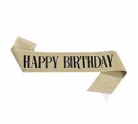 Shuade Fascia di buon compleanno, 160 x 10 cm, da donna, fascia di compleanno, accessorio per feste di compleanno per ragazze, decorazione per feste di compleanno