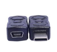 Shuade Mini USB femmina a tipo C maschio convertitore adattatore di conversione nero supporto 5V2A ricarica e trasferimento dati 480Mbps connettori convertitore supporto ricarica trasferimento dati