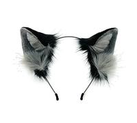Shuade Orecchie dei cartoni animati Fascia per capelli Copricapo Orecchio di Peluche Per Cosplay Per La Fascia Della Testa Accessori Per Capelli Per Le Donne Ragazze Kid Party He Halloween Copricapo
