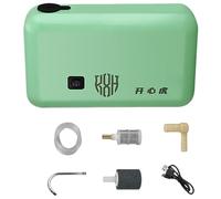 Shuade Pompe di ossigeno con rubinetto dell'acqua Luce LED Acquario Elettrico Pompe di Aria Per Il Trasporto Pesce Portatile Portatile Ossigenazione Acqua