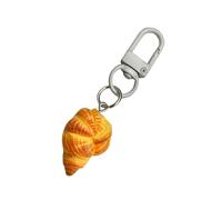 Shuade Portachiavi alla moda a forma di pane, accessorio morbido e versatile, posizionamento nei veicoli per appassionati di portachiavi, elegante ciondolo per borsa, Conch, Taglia unica