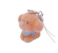 Shuade Portachiavi in resina vellutata a forma di animale, leggero, ciondolo per telefono, elegante ornamento per borsa, decorazione regalo, resina con floccaggio, A, Taglia unica
