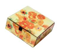 Shuade Scatola per collane, gioielli, orecchini, organizer per orecchini, custodia portatile adatta per collane, orecchini, anelli, elegante custodia