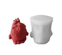 Shuade Stampi a forma di cuore in resina per realizzare sapone, muffin, cioccolato, fondente, decorazioni, istituzioni educative