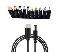 Shuade USB C linea di alimentazione UsbC TypeC ToDC18.5-20V convertitore a DC5.5x2.5mm 3.5x1.35mm 4.0x1.7mm per router WiFi