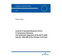 Shuai Huang Control of Standard Business Terms: A Comparison between (Tascabile)